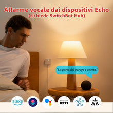 Carica l'immagine nel visualizzatore di Gallery, SwitchBot - Sensore di contatto intelligente per allarme di porte e finestre, wireless, per la sicurezza domestica, comp
