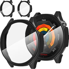 Carica l'immagine nel visualizzatore di Gallery, Diruite 2 Pezzi Cover per HUAWEI Watch GT 5 46mm Custodia Protettiva HD Antigraffio PC Custodia Vetro Temperato Pellicol
