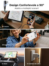 Carica l'immagine nel visualizzatore di Gallery, UGREEN Cavo USB C 240W PD3.1 90 Gradi 20V/5A Ricarica Rapida (2M)