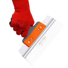 Carica l'immagine nel visualizzatore di Gallery, Mivos Spatola per Stucco Professionale in Acciaio INOX 250 mm/Spatola per Facciate con Impugnatura Morbida/Coltello per 