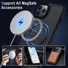 Carica l'immagine nel visualizzatore di Gallery, XTCASE Cover Magnetica per iPhone 11 Pro Traslucida Opaca, Nero