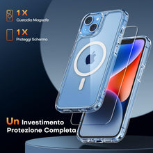 Carica l'immagine nel visualizzatore di Gallery, TAURI Cover Magnetica per iPhone 13/iPhone 14, Trasparente