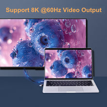 Carica l'immagine nel visualizzatore di Gallery, Cavo USB C, USB 3.2 Gen 2X2 20Gbps, Multifunzione 2 in 1 USB A a Type C 8K@60Hz UHD Video 5A/240W PD3.1 Ricarica Rapida 