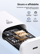 Carica l'immagine nel visualizzatore di Gallery, Caricatore USB C, Caricabatterie per iPhone 17 16 15 Pro Max Samsung S26 S25 S24 Ultra Cellulare Pixel, Caricatore iPhon