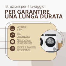 Carica l'immagine nel visualizzatore di Gallery, SONIT – Zanzariera Finestra Bianco 150x250cm con Gancetti e Anelli, Rete Antizanzare per Porta Finestra con Frange, Inst