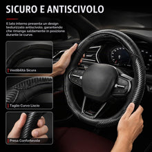 Carica l'immagine nel visualizzatore di Gallery, 3pcs Coprivolante Antiscivolo in Fibra di Carbonio