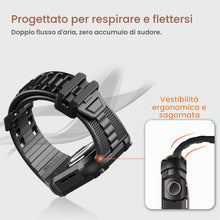 Carica l'immagine nel visualizzatore di Gallery, Fullmosa Cinturino per Apple Watch 45mm 44mm, Nero