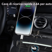 Carica l'immagine nel visualizzatore di Gallery, Acecene Cavo USB Lightning da 60 cm, confezione da 3 cavi MFi certificati per iPhone, cavo auto CarPlay, cavo di ricaric