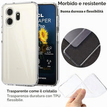 Carica l'immagine nel visualizzatore di Gallery, KUSINHOKA Cover per TCL Nxtpaper 70 PRO 5G + [2 Pezzi] Pellicola Vetro Temperato, Morbido Silicone [Antiurto] Custodia, 