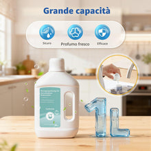 Carica l'immagine nel visualizzatore di Gallery, 2 soluzioni detergenti da 1000 ml per Dreame X50 Ultra/X40 Master