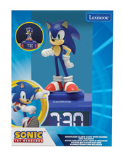 Carica l'immagine nel visualizzatore di Gallery, Lexibook, Sonic The Hedgehog, Sveglia con Luce Notturna di Sonic, Suoni e Melodie, Schermo LCD Retroilluminato, Luminoso