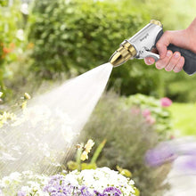 Carica l'immagine nel visualizzatore di Gallery, Ibergrif M20284 Pistola da giardino in Metallo, pistola ad acqua a pressione con ugello in ottone completo, con 4 modell