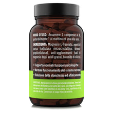 Carica l'immagine nel visualizzatore di Gallery, NÄTOO Magnesio Treonato Alto Dosaggio Magtein® 60cpr Integratore Magnesio L Treonato Puro 2000 Mg Magnesium L Threonate 