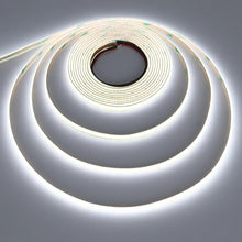 Carica l'immagine nel visualizzatore di Gallery, GOMING 12V 5mm Larghezza COB Striscia LED Bianco Freddo 6000K 5M CRI 93+