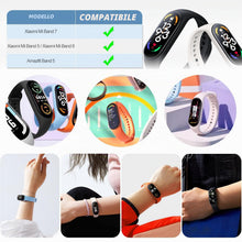 Carica l'immagine nel visualizzatore di Gallery, BANGTING Cinturino Compatibili con Xiaomi Mi Band 7 / Mi Band 6 / Mi Band 5 / Amazfit Band 5, Bracciale per Mi Smart Ban