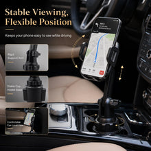Carica l'immagine nel visualizzatore di Gallery, Supporto per telefono cellulare, aggiornabile, collo lungo, universale, mani libere, per auto, compatibile con iPhone 16