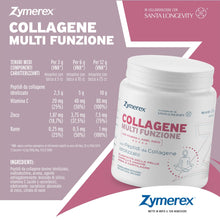 Carica l'immagine nel visualizzatore di Gallery, Zymerex COLLAGENE MULTIFUNZIONE Santa Longevity - 252g - Gusto Pesca