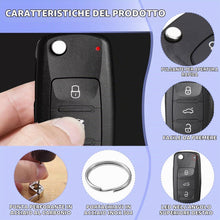 Carica l'immagine nel visualizzatore di Gallery, 3 Tasti Guscio Chiave Auto Compatibile con VW Golf MK6 UP Polo T5 Caddy EOS Jetta Transporter Tiguan Touran Sharan Sciro