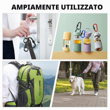 Carica l'immagine nel visualizzatore di Gallery, flintronic 10 Pezzi Moschettone Portachiavi, Piccoli Moschettone Piccolo Alluminio, Moschettoni a Vite Multiuso, Pesante