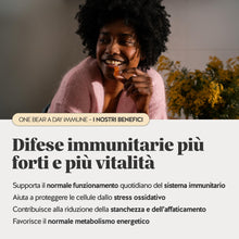 Carica l'immagine nel visualizzatore di Gallery, Bears with Benefits - Gommose Omega 3 DHA - Sistema Immunitario - 30 pezzi