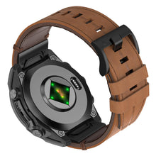 Carica l'immagine nel visualizzatore di Gallery, Cinturino in Pelle Compatibile con Garmin Fenix 8 51mm/Fenix 7X/7X Pro/6X/6X Pro/5X Plus/5X/ Fenix 3/3 HR, 26mm Cinturin
