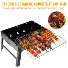 Carica l'immagine nel visualizzatore di Gallery, Auauraintt Barbecue Portatile a Carbone, barbecue pieghevole