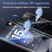 Carica l'immagine nel visualizzatore di Gallery, Aerku 3D Pellicola Vetro Temperato per Xiaomi Redmi Note 15 5G/ Poco M8 5G, HD Trasparente Pellicola Fotocamera, [2+2 Pe