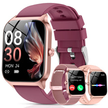 Carica l'immagine nel visualizzatore di Gallery, CASCHO Smartwatch Donna, 1.85'' Orologio Smartwatch con Effettua/Risposta Chiamate, 120+ Sportive Smart Watch con Contap