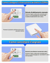 Carica l'immagine nel visualizzatore di Gallery, Interruttore Senza Fili Della Luce, 433 Mhz 220v Interruttore Telecomando