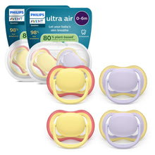Carica l'immagine nel visualizzatore di Gallery, Philips Avent Ultra Start Ciuccio - Design ortodontico, per neonati 0-6 mesi, tettarella simmetrica in morbido silicone,