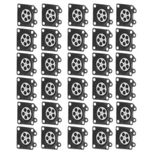 Carica l'immagine nel visualizzatore di Gallery, 30PcsorSet Membrane Carburatore Decespugliatore Carburatore Membrana Guarnizione Motosega Accessorio per ZAMA 2500or3800