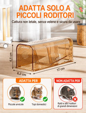 Carica l'immagine nel visualizzatore di Gallery, TAKRINK Trappola per Topi a Cattura Viva, 2 Pezzi, Riutilizzabile, Caffè