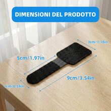 Carica l'immagine nel visualizzatore di Gallery, Carehabi 100 pezzi di fermacavi autoadesivi, 30x90 mm per la cable management, accessori scrivania a strappo con tenuta 