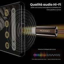 Carica l'immagine nel visualizzatore di Gallery, MOSWAG Adattatore USB C Jack con DAC Corpo in Lega di Zinco
