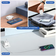 Carica l'immagine nel visualizzatore di Gallery, Caricatore USB C, Presa USB C 20W Ricarica Rapido Spina Type C Carica Adattatore Muro PD Alimentatore USB C per iPhone 1