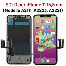 Carica l'immagine nel visualizzatore di Gallery, Display per iPhone 11 Schermo 6,1" FHD COF LCD Kit Sostituzione Digitizer