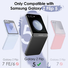 Carica l'immagine nel visualizzatore di Gallery, JETech Cover per Samsung Galaxy Z Flip 5, Protezione Cerniera, Nero