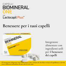 Carica l'immagine nel visualizzatore di Gallery, Biomineral One Capelli Più Forti, Voluminosi e Spessi, 30 Compresse, Integratore per Capelli a Base di Lactocapil Plus c