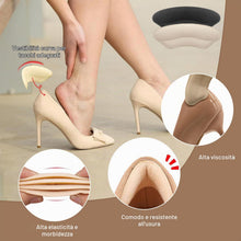 Carica l'immagine nel visualizzatore di Gallery, Cuscinetti Tallone, Protezioni per Tallone per Scarpe, Cuscinetti per Tallone con Inserti in Spugna, Protezioni Tallone 