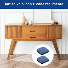 Carica l'immagine nel visualizzatore di Gallery, 26 Pezzi Piedini Mobili Autoadesivo in Teflon,Teflon Mobili Quadrate Elettrodomestici,Mobili in PTFE Scivoli Adesivi Sed