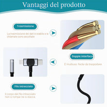 Carica l'immagine nel visualizzatore di Gallery, Adattatore Audio USB-C e Lightning a Jack 3,5mm, Cavo Dongle HiFi per iPhone e Samsung Galaxy, 12cm