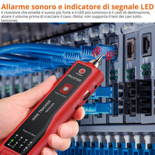 Carica l'immagine nel visualizzatore di Gallery, Proster Tester Cavo RJ45 RJ11 con Cuffie Tracciatore Tester Cavi Rete LAN Cavo RJ Portatile Localizzatore Cavo Cellulare