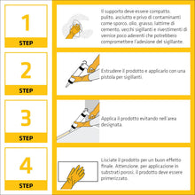 Carica l'immagine nel visualizzatore di Gallery, SIKA - Silicone universale - Sikasil Universal - Trasparente - 280ml