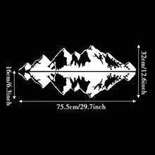 Carica l'immagine nel visualizzatore di Gallery, TOMALL 1 paio di adesivi per montagne innevate, adatti per fuoristrada SUV vinile carrozzeria decorazione per porte per 