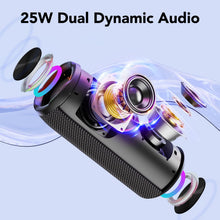 Carica l'immagine nel visualizzatore di Gallery, Cassa Bluetooth Portatile 25W, Altoparlante Bluetooth 5.4 con Bassi Potenti, 24 Ore di Autonomia, Impermeabile IPX7, TWS