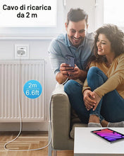 Carica l'immagine nel visualizzatore di Gallery, Caricatore for iPhone 14/14 Pro/14 Pro Max/14 Plus/13/12/11/XS/XR/X/SE, 25W USB C Rapido Caricabatterie Spina Adattatore
