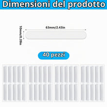 Carica l'immagine nel visualizzatore di Gallery, 40 Pezzi Tamponi in Silicone Trasparente Adesivi per Mobili