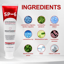 Carica l'immagine nel visualizzatore di Gallery, SP-6 Dentifricio Probiotico Sbiancante 3 * 140g
