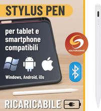 Carica l'immagine nel visualizzatore di Gallery, Penna Tablet Universale Ricaricabile USB-C – Pennino Touch per iPad, Tablet Android e Windows, Stylus Capacitivo per Scr