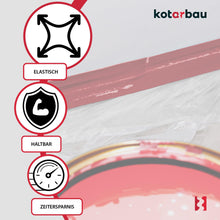 Carica l'immagine nel visualizzatore di Gallery, KOTARBAU® Set di 6 Telo Copritutto Per Imbianchino - Polietilene - 4 x 5 m - Trasparente - Telo Plastica Trasparente Spe